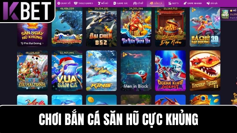 Chơi bắn cá KBET