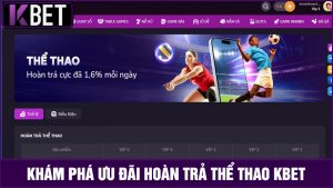 Hoàn trả thể thao KBET