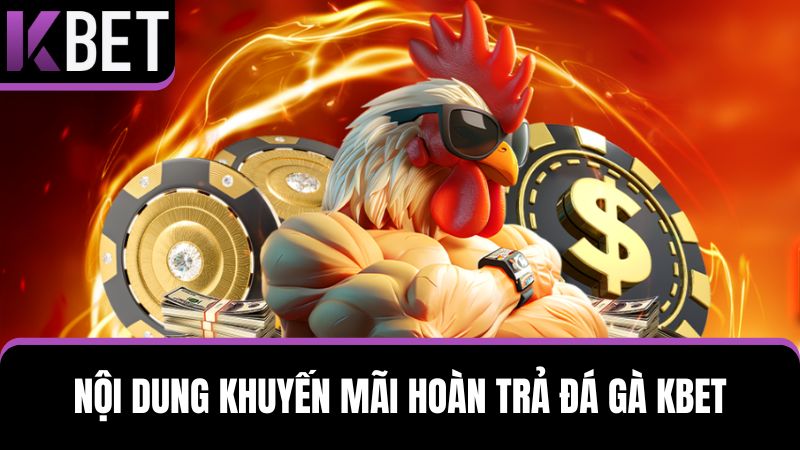 nội dung khuyến mãi hoàn trả đá gà KBET
